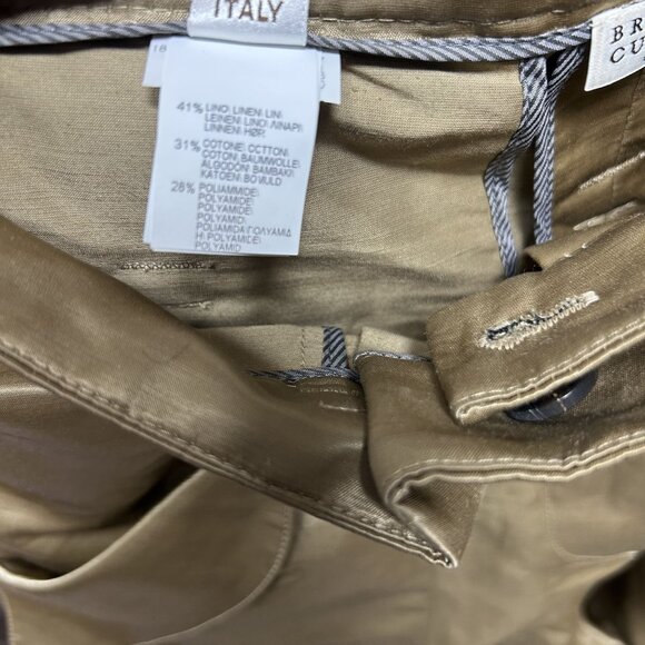 Brunello Cucinelli Cargo Wide Legged Dress Pants Size 6 - Picture 4 of 11